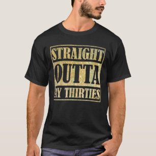 Direkt über meine Dreißiger Funny 30. Geburtstag G T-Shirt