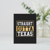Direkt über Texas Gold und White Postkarte (Stehend Vorderseite)