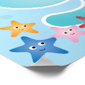 Direkt unter dem Meer lebende Tiere Poster (Ecke)