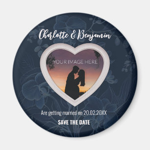 Direkt vom Herzen   Hochzeit   SAVE THE DATE Magnet