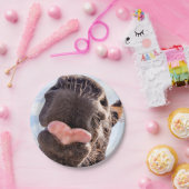 Direkt vom Pferdegürtel Funny Fotograf Pappteller (Party)