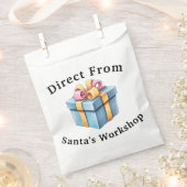 Direkt vom Santa's Workshop Geschenktütchen (Ausgeschnitten)
