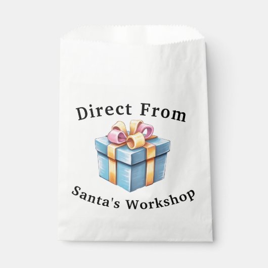 Direkt vom Santa's Workshop Geschenktütchen (Vorderseite)
