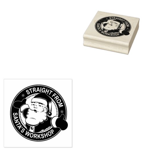 Direkt vom Santa's Workshop Gummistempel (Stempel)