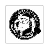 Direkt vom Santa's Workshop Gummistempel (Prägung)