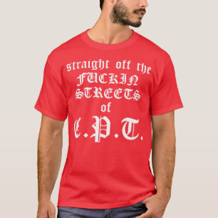 Direkt von den Straßen der CPT Retro Compton Gang T-Shirt