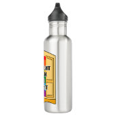 Direkt vor dem Schrank Edelstahlflasche (Rechts)