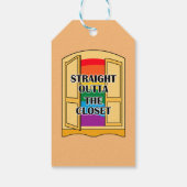 Direkt vor dem Schrank Geschenkanhänger (Rückseite)