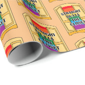 Direkt vor dem Schrank Geschenkpapier (Rolleneckpunkt)