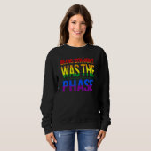 Direkt zu sein, war der Phase-Gay Pride, der sehr  Sweatshirt (Vorne ganz)