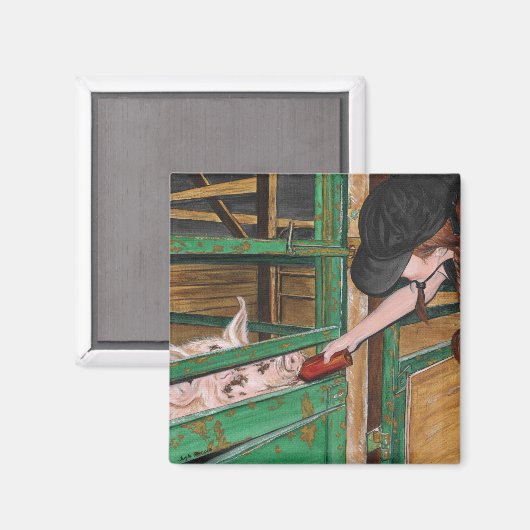 Direkte Aktion Magnet (Vorderseite/Rückseite)