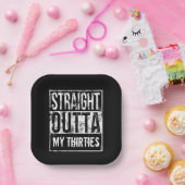 Direkte Ausfahrt aus meinem 30er-Jahre-Party Pappteller (Party)