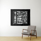 Direkte Ausfahrt aus meinem 30er-Jahre-Party Wandteppich (Beispiel (Horizontal))