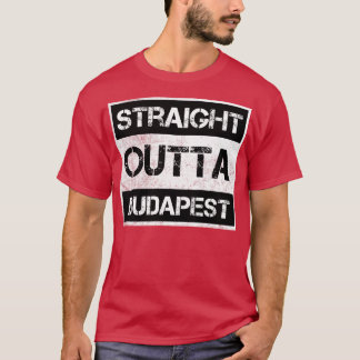 Direkte Ausfahrt Budapest Ungarn Vintag erschütter T-Shirt
