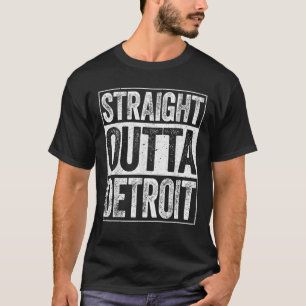 Direkte Ausfahrt Detroit Michigan Staat T-Shirt