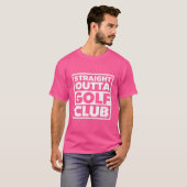 Direkte Ausfahrt Golf Club Design Golfplatz T-Shirt (Vorne ganz)