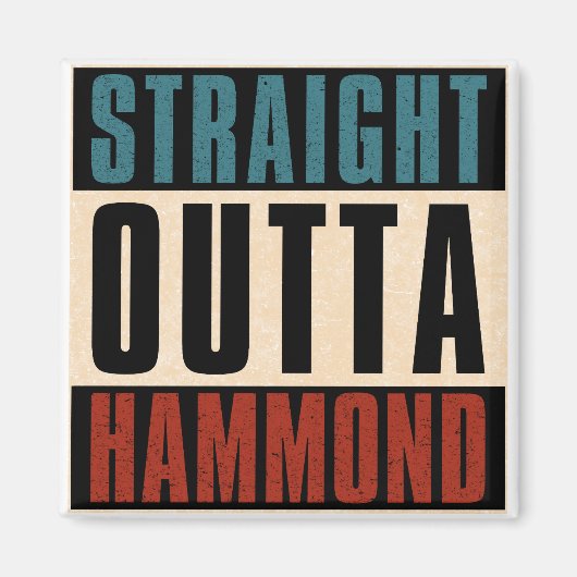 Direkte Ausfahrt Hammond Indiana Magnet (Vorne)