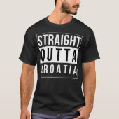 Direkte Ausfahrt Kroatien T-Shirt (Vorderseite)