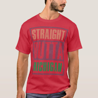 Direkte Ausfahrt Michigan Retro T-Shirt