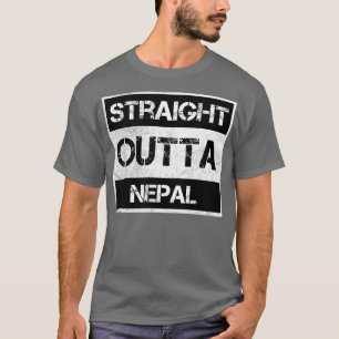 Direkte Ausfahrt Nepal Reisende Geschenk Land Expa T-Shirt