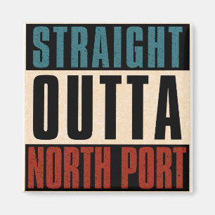 Direkte Ausfahrt Nord Port Florida FL Magnet