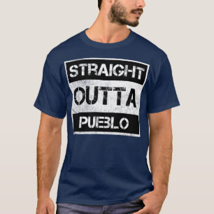Direkte Ausfahrt Pueblo Colorado Vintag beängstige T-Shirt