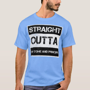 Direkte Ausfahrt Sao Tome und Hauptreisender Gesch T-Shirt