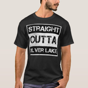 Direkte Ausfahrt Silver Lake Vintag beängstigender T-Shirt