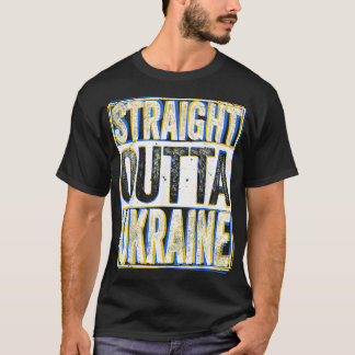 Direkte Ausfahrt Ukraine I Ukrainisch und aus der  T-Shirt