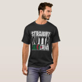 Direkte Außenflagge Algerien T-Shirt (Vorne ganz)