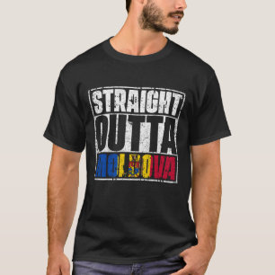 Direkte Außenflagge Moldau T-Shirt