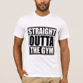 Direkte Aussicht auf den Fitnessraum T-Shirt (Vorderseite)
