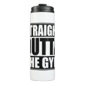 Direkte Aussicht auf den Fitnessraum Thermosbecher (Vorderseite)