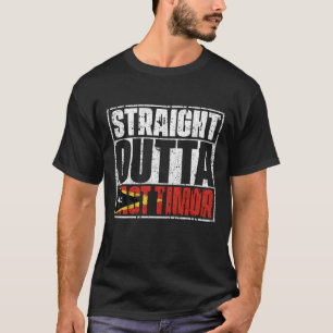Direkte Fahne außerhalb Osttimors T-Shirt