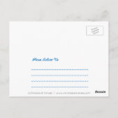 Direkte Kinder auf dem rechten Weg Inspiration Postkarte (Rückseite)