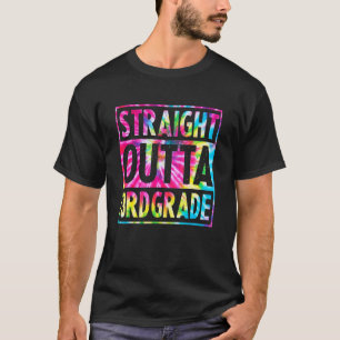 Direkte Outta 3. Gefärbte Krawatte Grosser Abschlu T-Shirt