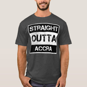 Direkte Outta Accra Ghana Vintage Distressive Souv T-Shirt