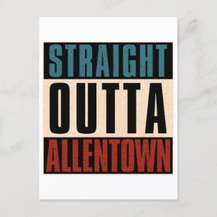Direkte Outta Allentown Pennsylvania PA Postkarte