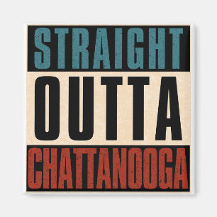 Direkte Outta Chattanooga Tennessee TN Magnet