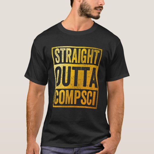 Direkte Outta Compsci Informatik T-Shirt (Vorderseite)