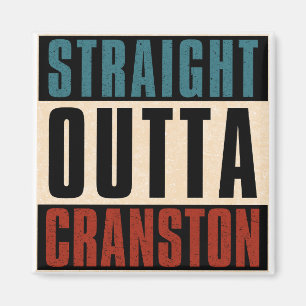 Direkte Outta Cranston Rhode Island RI Magnet