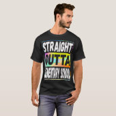 Direkte Outta Elementary School Abschluss Colorf T-Shirt (Vorne ganz)