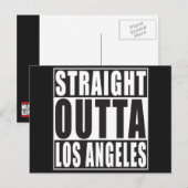 Direkte Outta Los Angeles Postkarte (Vorne/Hinten)