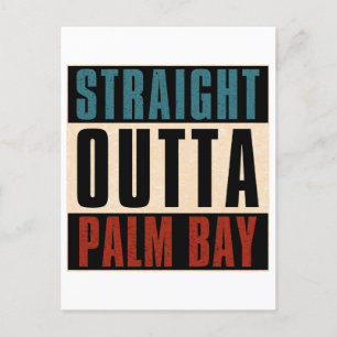 Direkte Outta Palm Bay Florida FL Postkarte