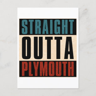 Direkte Outta Plymouth Minnesota MN Postkarte