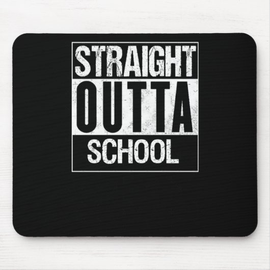 Direkte Outta School 1 Mousepad (Vorne)
