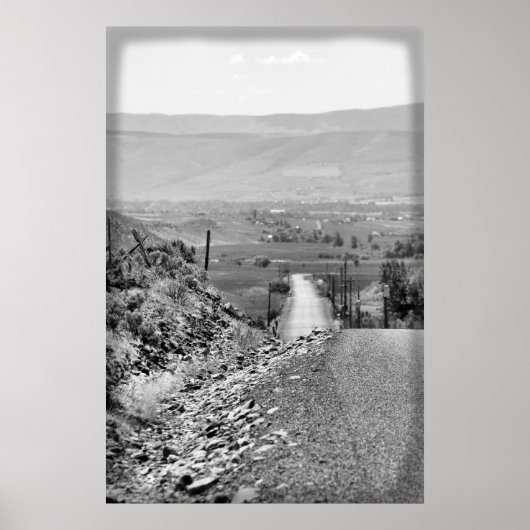 Direkte Straße zurück in die Stadt... Poster (Vorne)