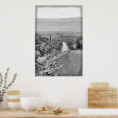 Direkte Straße zurück in die Stadt... Poster (Küche)