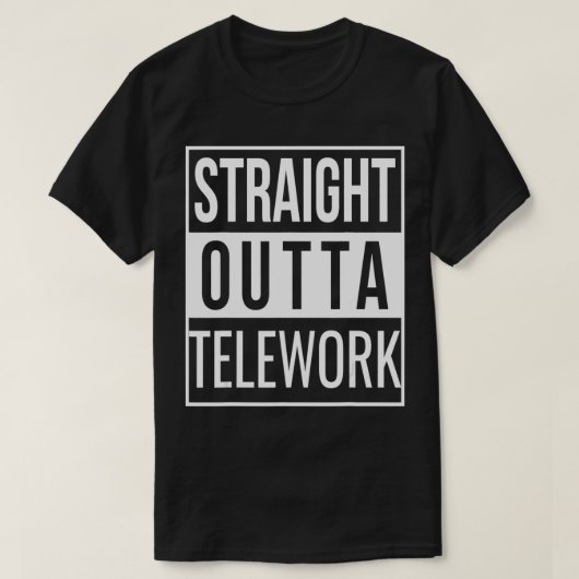 Direkte Telearbeit am Zuhause-Grafik T-Shirt (Design vorne)
