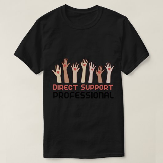 Direkte Unterstützung Berufliche DSP DSPLIFE-Hands T-Shirt (Design vorne)